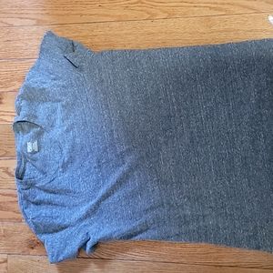 Pink plain grey t shirt
